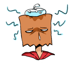 Hello! I am bagman!! sticker #9389728