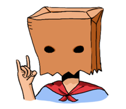Hello! I am bagman!! sticker #9389730