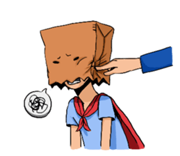 Hello! I am bagman!! sticker #9389733