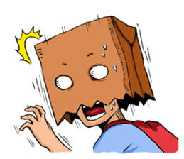 Hello! I am bagman!! sticker #9389741