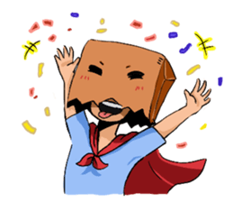 Hello! I am bagman!! sticker #9389742