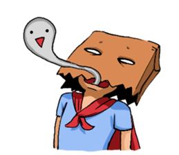 Hello! I am bagman!! sticker #9389743