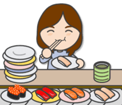 Natural girl eat, sleep, and play sticker #9389864