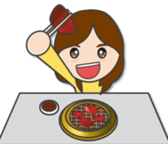 Natural girl eat, sleep, and play sticker #9389865