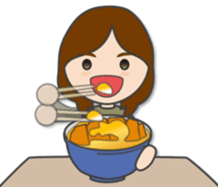 Natural girl eat, sleep, and play sticker #9389866