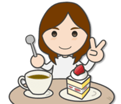 Natural girl eat, sleep, and play sticker #9389869