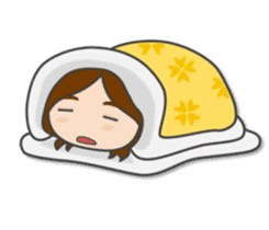 Natural girl eat, sleep, and play sticker #9389875