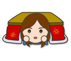 Natural girl eat, sleep, and play sticker #9389886