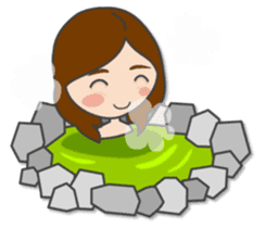 Natural girl eat, sleep, and play sticker #9389890