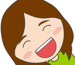 Natural girl eat, sleep, and play sticker #9389902