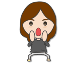 Natural girl eat, sleep, and play sticker #9389903