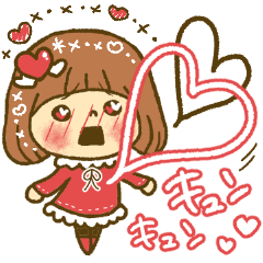 Drawing girls sticker 4