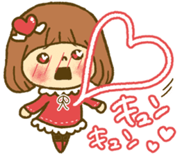 Drawing girls sticker 4 sticker #9389944