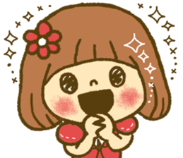 Drawing girls sticker 4 sticker #9389945