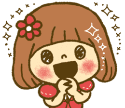 Drawing girls sticker 4 sticker #9389945