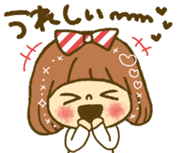 Drawing girls sticker 4 sticker #9389946