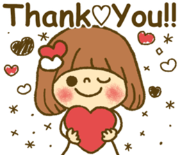 Drawing girls sticker 4 sticker #9389947