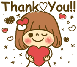 Drawing girls sticker 4 sticker #9389947