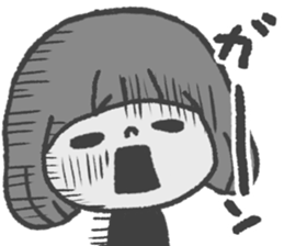 Drawing girls sticker 4 sticker #9389948