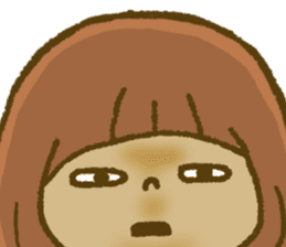 Drawing girls sticker 4 sticker #9389950