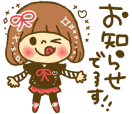 Drawing girls sticker 4 sticker #9389952