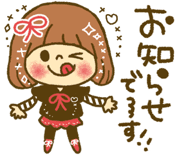 Drawing girls sticker 4 sticker #9389952