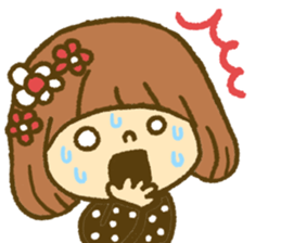 Drawing girls sticker 4 sticker #9389957