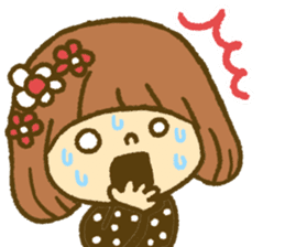 Drawing girls sticker 4 sticker #9389957