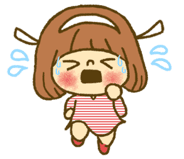 Drawing girls sticker 4 sticker #9389959