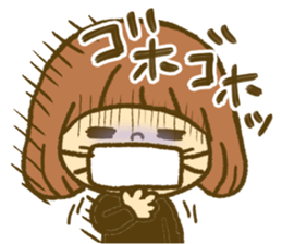 Drawing girls sticker 4 sticker #9389961