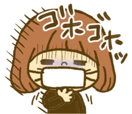 Drawing girls sticker 4 sticker #9389961