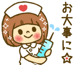 Drawing girls sticker 4 sticker #9389962