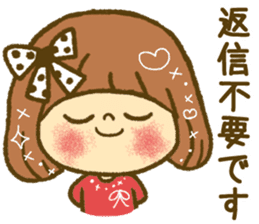 Drawing girls sticker 4 sticker #9389963