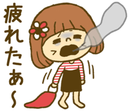 Drawing girls sticker 4 sticker #9389964