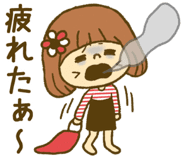 Drawing girls sticker 4 sticker #9389964