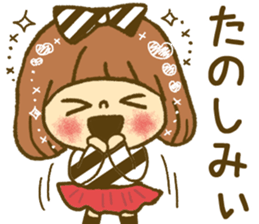 Drawing girls sticker 4 sticker #9389968