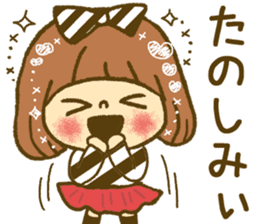 Drawing girls sticker 4 sticker #9389968