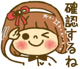 Drawing girls sticker 4 sticker #9389970