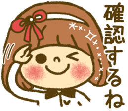 Drawing girls sticker 4 sticker #9389970