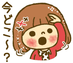 Drawing girls sticker 4 sticker #9389972