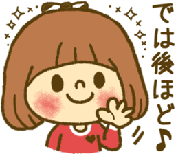 Drawing girls sticker 4 sticker #9389974