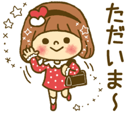 Drawing girls sticker 4 sticker #9389978