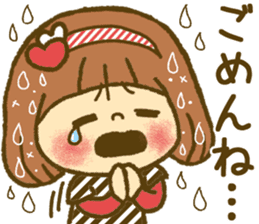 Drawing girls sticker 4 sticker #9389980