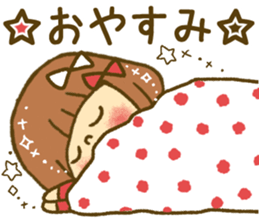 Drawing girls sticker 4 sticker #9389982