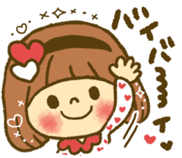 Drawing girls sticker 4 sticker #9389983