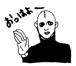 Gothic Metal man sticker #9390836