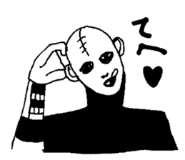 Gothic Metal man sticker #9390842