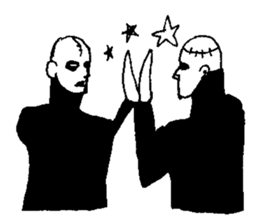 Gothic Metal man sticker #9390860