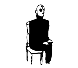 Gothic Metal man sticker #9390886