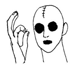 Gothic Metal man sticker #9390895